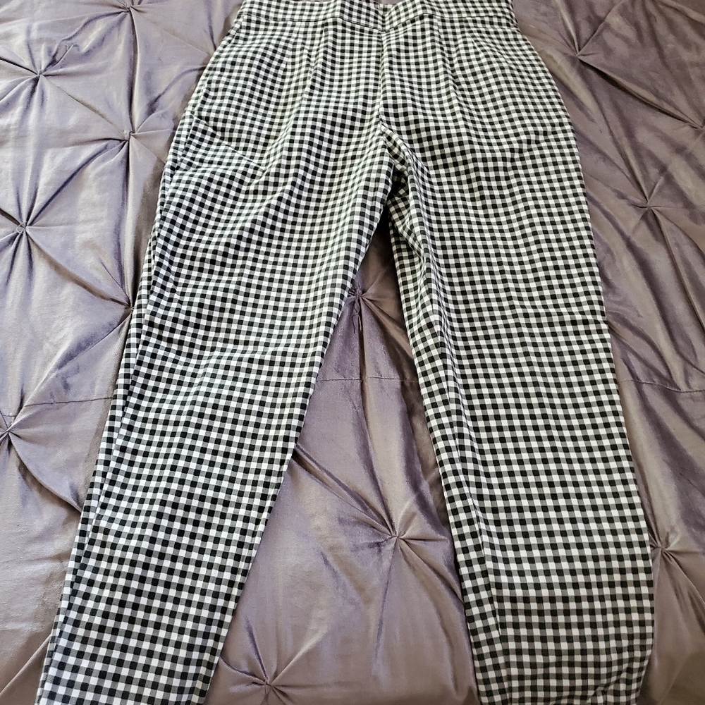 Checkered Women's Trousers - Picture 2 of 4